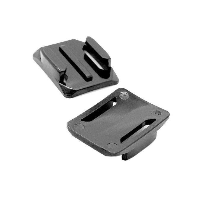 GoPro Uyumlu 2 Oval Kavisli 3M Yapışkanlı Bağlantı Aparatı