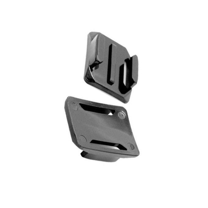 GoPro Uyumlu 2 Oval Kavisli 3M Yapışkanlı Bağlantı Aparatı