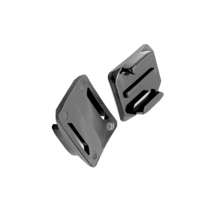 GoPro Uyumlu 2 Oval Kavisli 3M Yapışkanlı Bağlantı Aparatı