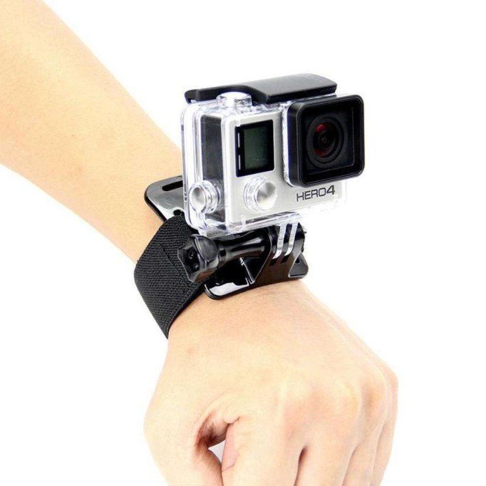 GoPro Uyumlu 360 Derece Dönebilen Bilek Bağlantı Aparatı