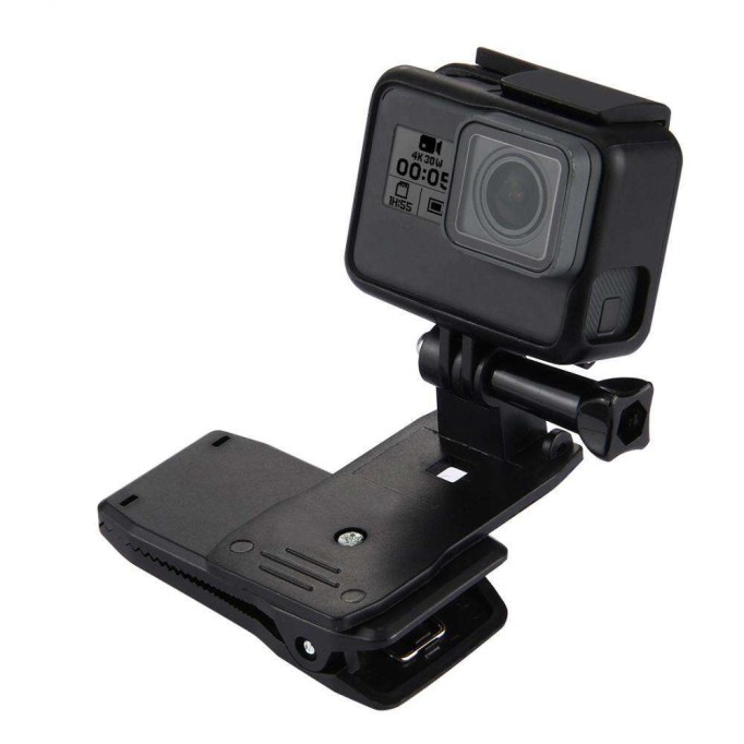GoPro Uyumlu 360 Derece Dönebilen j hook Klips Kelepçe