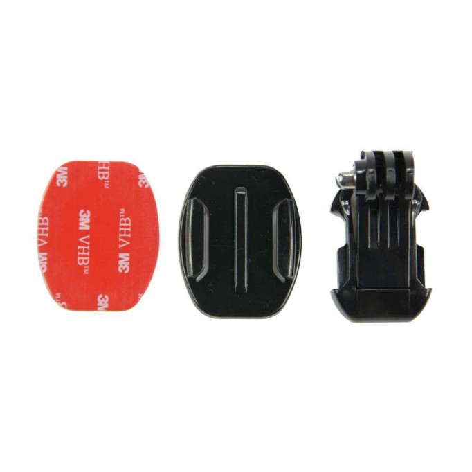 GoPro Uyumlu Düz Yüzey ve J-Hook Bağlantı Aparatı