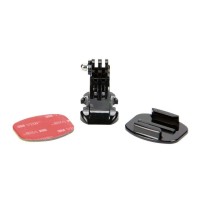GoPro Uyumlu Düz Yüzey ve J-Hook Bağlantı Aparatı