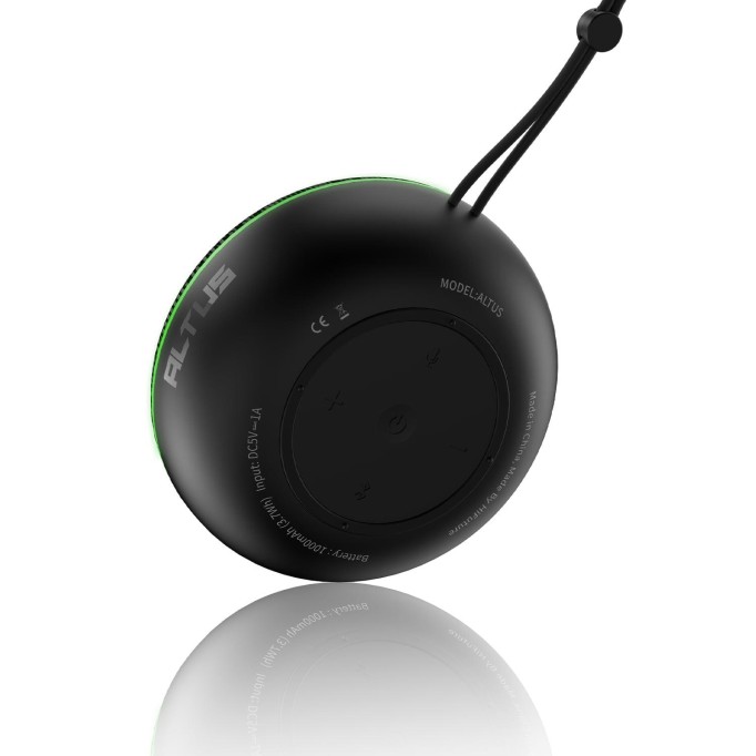 HiFuture Altus Bluetooth 5.3 TWS Taşınabilir Hoparlör 10W IPX4 Suya Dayanıklı Siyah