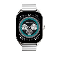 HiFuture APEX Akıllı Saat 2.04 İnç AMOLED Ekran Bluetooth 5.3 Arama Özellikli Spor Takipli Gümüş