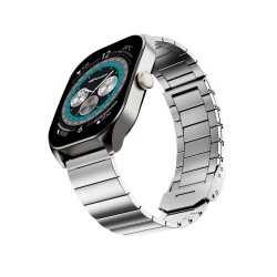 HiFuture APEX Akıllı Saat 2.04 İnç AMOLED Ekran Bluetooth 5.3 Arama Özellikli Spor Takipli Gümüş