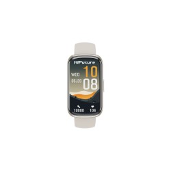  HiFuture EVO2 Bluetooth 5.2 1.47” Akıllı Bileklik Su Geçirmez Nabız Takibi Spor Modu Krem