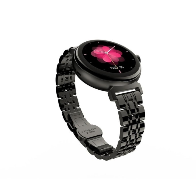 HiFuture Future Aura Bluetooth 5.2 27mm Amoled Ekran Sesli Arama Özellikli Akıllı Saat Siyah