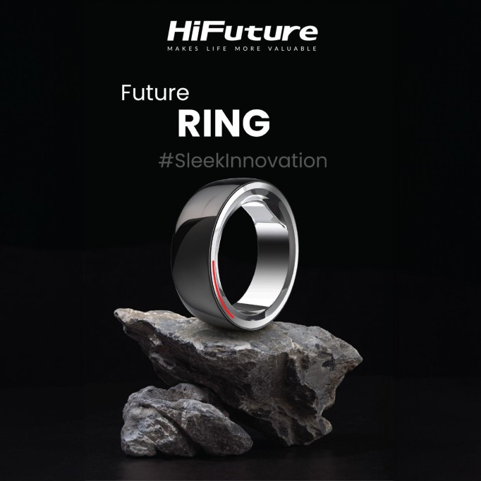 HiFuture Future Ring Akıllı Yüzük Siyah 57 mm