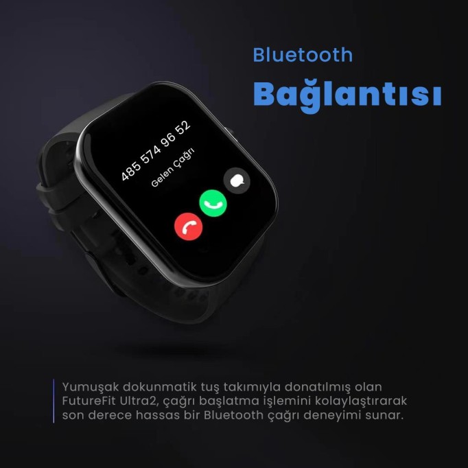 HiFuture FutureFit Ultra 2 Sesli Görüşme Özellikli 47mm Akıllı Saat Mavi