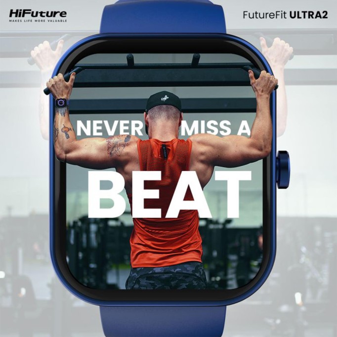 HiFuture FutureFit Ultra 2 Sesli Görüşme Özellikli 47mm Akıllı Saat Pembe