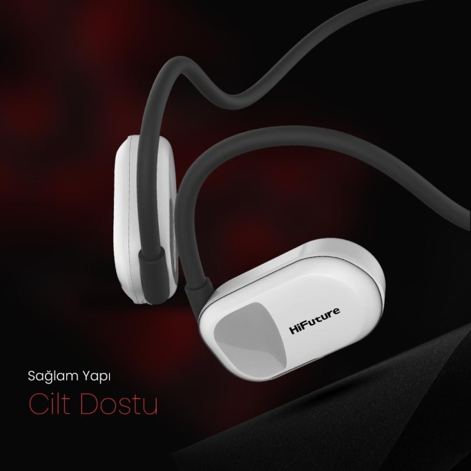 HiFuture FutureMate Bluetooth 5.3 Open-Ear Kablosuz ENC Kulaklık Kırmızı