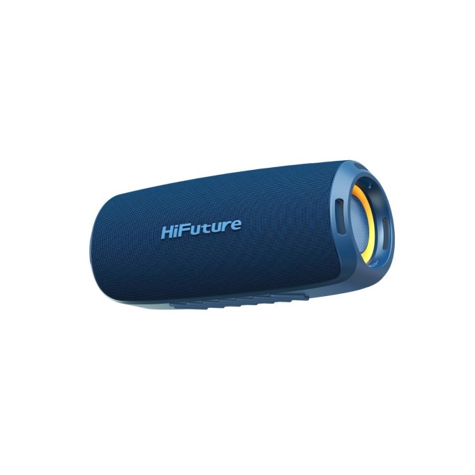 HiFuture Gravity RGB BT 5.3 45W IPX7 Taşınabilir Stereo Bluetooth Hoparlör Mavi