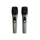 HiFuture MusicBox 100 Kablosuz Karaoke Hoparlör 70W Çift Mikrofon Bluetooth 5.0 Gümüş