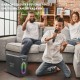 HiFuture MusicBox 2 Mikrofonlu TWS Karaoke Kablosuz 100W Hoparlör RGB Aydınlatmalı Siyah
