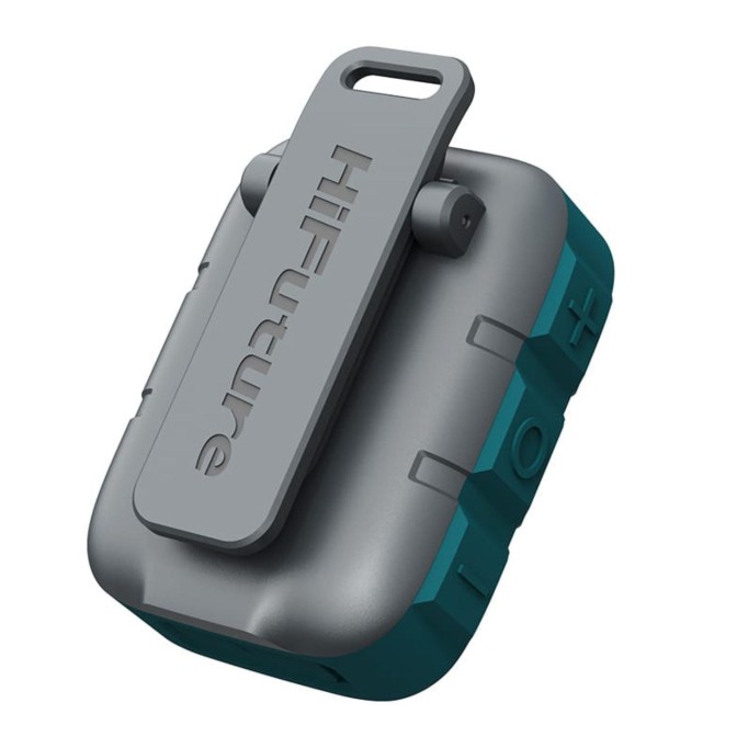 HiFuture Pocket S Su Geçirmez Kablosuz Hoparlör 5W TWS IPX7 Taşınabilir Bluetooth Hoparlör Gri