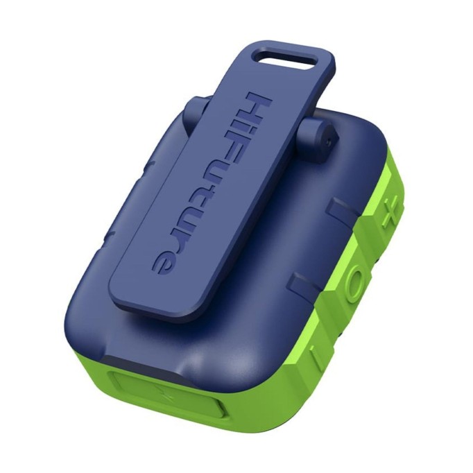 HiFuture Pocket S Su Geçirmez Kablosuz Hoparlör 5W TWS IPX7 Taşınabilir Bluetooth Hoparlör Mavi