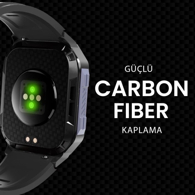HiFuture Ultra3 Akıllı Saat 2.01 İnç TFT Ekran Sağlık ve Spor Takipli Bluetooth Arama Kırmızı