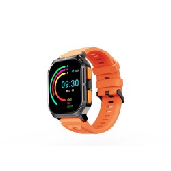 Turuncu HiFuture Ultra3 Akıllı Saat 2.01 İnç TFT Ekran Sağlık ve Spor Takipli Bluetooth Arama Turuncu