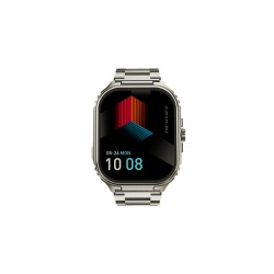 Gümüş HiFuture Ultra3 PRO Bluetooth 5.3 AMOLED Ekran IP68 Su Geçirmez Sağlık ve Spor Takibi Akıllı Saat Gümüş