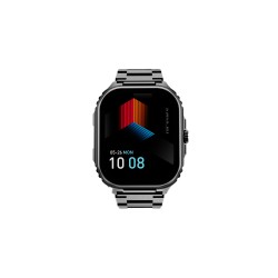 Siyah HiFuture Ultra3 PRO Bluetooth 5.3 AMOLED Ekran IP68 Su Geçirmez Sağlık ve Spor Takibi Akıllı Saat Siyah