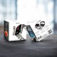 HiFuture Ultra3 PRO Bluetooth 5.3 AMOLED Ekran IP68 Su Geçirmez Sağlık ve Spor Takibi Akıllı Saat Siyah