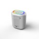 HiFuture Vocalist 100 Kablosuz Bluetooth 25W RGB Mikrofonlu TWS Taşınabilir Karaoke Sistemi Hoparlör Gümüş