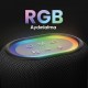HiFuture Vocalist 100 Kablosuz Bluetooth 25W RGB Mikrofonlu TWS Taşınabilir Karaoke Sistemi Hoparlör Gümüş