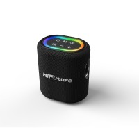 HiFuture Vocalist 100 Kablosuz Bluetooth 25W RGB Mikrofonlu TWS Taşınabilir Karaoke Sistemi Hoparlör Siyah