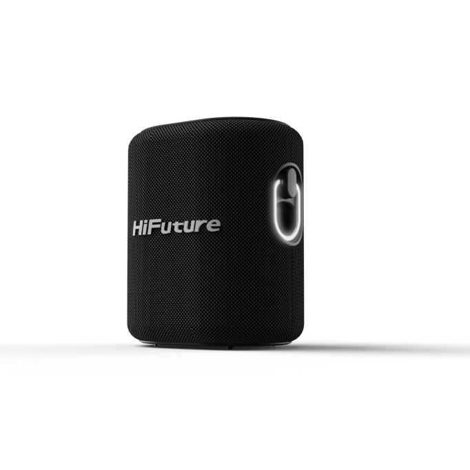 HiFuture Vocalist 100 Kablosuz Bluetooth 25W RGB Mikrofonlu TWS Taşınabilir Karaoke Sistemi Hoparlör Siyah