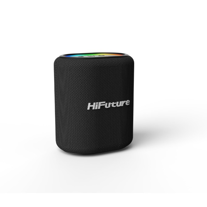 HiFuture Vocalist 100 Kablosuz Bluetooth 25W RGB Mikrofonlu TWS Taşınabilir Karaoke Sistemi Hoparlör Siyah