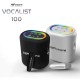 HiFuture Vocalist 100 Kablosuz Bluetooth 25W RGB Mikrofonlu TWS Taşınabilir Karaoke Sistemi Hoparlör Siyah