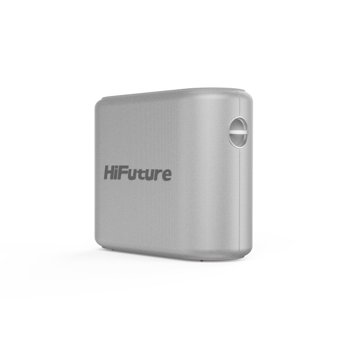 HiFuture Vocalist 200 Bluetooth 100W RGB Aydınlatmalı Taşınabilir Karaoke Sistemi Hoparlör Mikrofonlu Kablosuz Gümüş