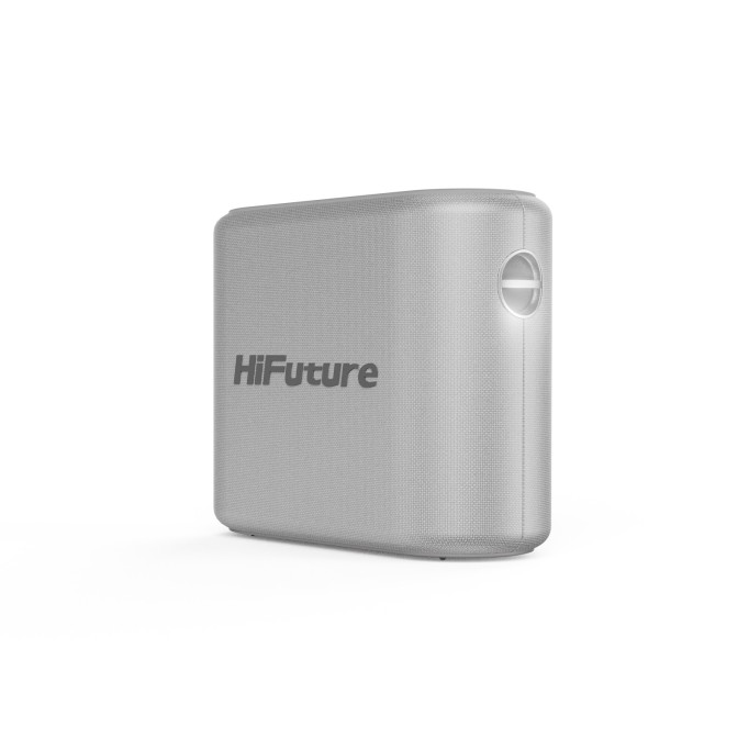 HiFuture Vocalist 200 Bluetooth 100W RGB Aydınlatmalı Taşınabilir Karaoke Sistemi Hoparlör Mikrofonlu Kablosuz Gümüş