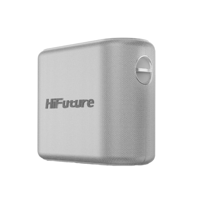 HiFuture Vocalist 200 Bluetooth 100W RGB Aydınlatmalı Taşınabilir Karaoke Sistemi Hoparlör Mikrofonlu Kablosuz Gümüş
