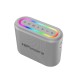HiFuture Vocalist 200 Bluetooth 100W RGB Aydınlatmalı Taşınabilir Karaoke Sistemi Hoparlör Mikrofonlu Kablosuz Gümüş