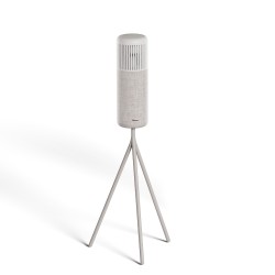 Bej HiFuture Wedge Bluetooth 5.3 50W Kablosuz Ayaklı Ev Hoparlörü 360° Surround Ses Bej