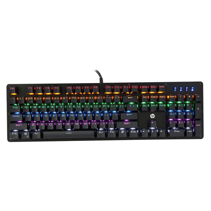 HP GK100 RGB Işıklı Mekanik Gaming Klavye