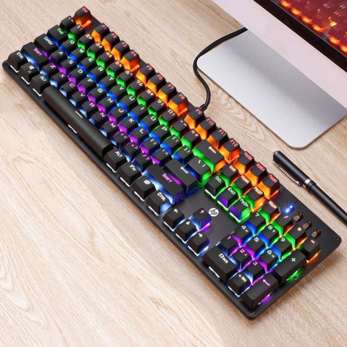 HP GK100F RGB Işıklı Mekanik Gaming Klavye
