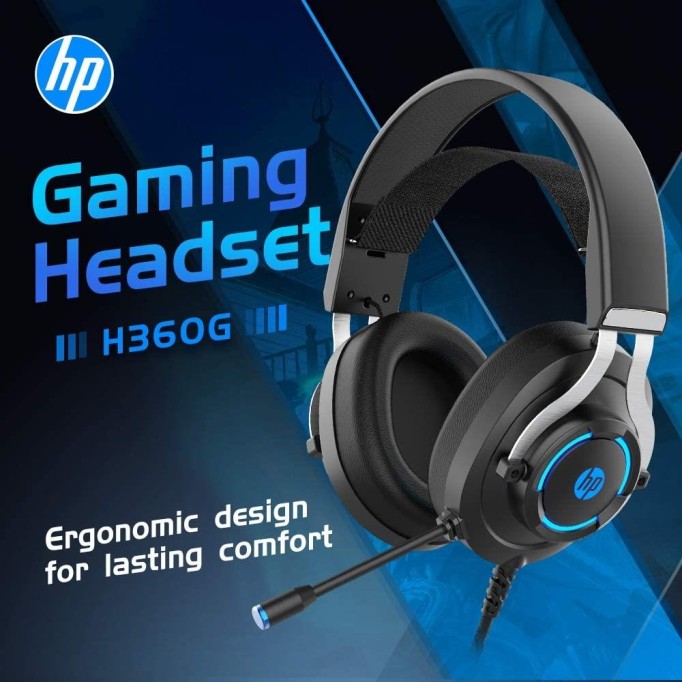 HP H360 G 7.1 Gaming Oyuncu Kulaküstü Kulaklık HP H360 G 7.1 Gaming Oyuncu Kulaküstü Kulaklık