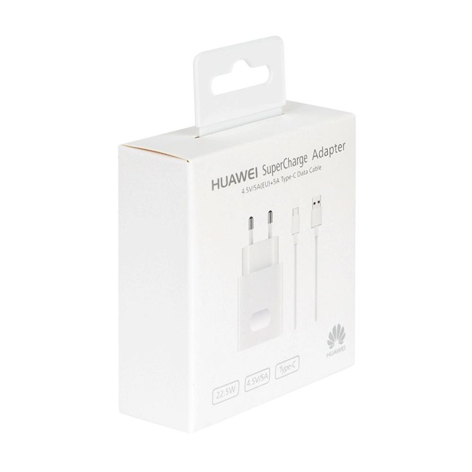 Huawei SuperCharge 22.5W Hızlı Şarj Aleti ve Type-C Kablo
