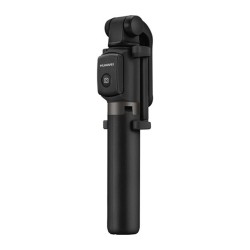 Siyah Huawei Travel Tripod Kablosuz Bluetooth Selfie Çubuğu Siyah