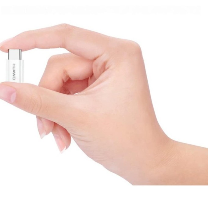 Huawei Type-C Micro USB Dönüştürücü Adaptör Beyaz