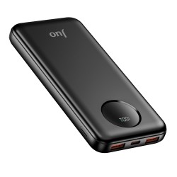 Juo 10000 mAh 22.5W Dijital Led Ekranlı Taşınabilir Hızlı Şarj Cihazı Powerbank Siyah Juo 10000 mAh 22.5W Dijital Led Ekranlı Taşınabilir Hızlı Şarj Cihazı Powerbank Siyah