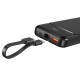 Juo 10000 mAh 22.5W Led Ekranlı Lightning ve Type-C Kablolu Powerbank Taşınabilir Hızlı Şarj Cihazı Siyah