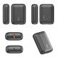 Juo 10000 mAh 22.5W USB-A + USB-C Powerbank Taşınabilir Hızlı Şarj Cihazı Siyah