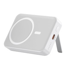 Juo 10000 mAh MagSafe Powerbank Standlı PD20W Taşınabilir Kablosuz Hızlı Şarj Cihazı Beyaz Juo 10000 mAh MagSafe Powerbank Standlı PD20W Taşınabilir Kablosuz Hızlı Şarj Cihazı Beyaz