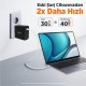 Juo 100W 4 Portlu USB-C + USB-A GaN Şarj Aleti iPhone & Macbook & Notebook Uyumlu PD Type-C Hızlı Şarj Cihazı Siyah