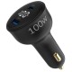 Juo 100W Led Ekranlı Type-C + USB-A Araç Şarj Aleti iPhone & Android & Notebook Araç içi Şarj Cihazı