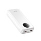 Juo 20000 mAh 22.5W Dijital Led Ekranlı Taşınabilir Hızlı Şarj Cihazı Powerbank Beyaz